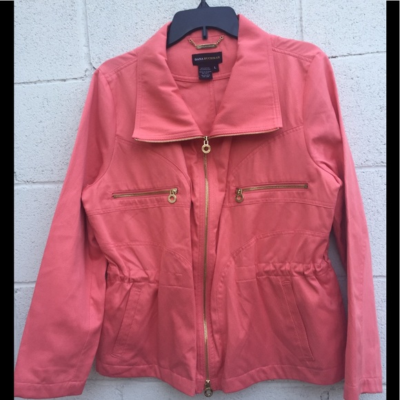 DANA BUCHMAN Sports Jacket 63% Cotton ZIP up NICE - Picture 7 of 14